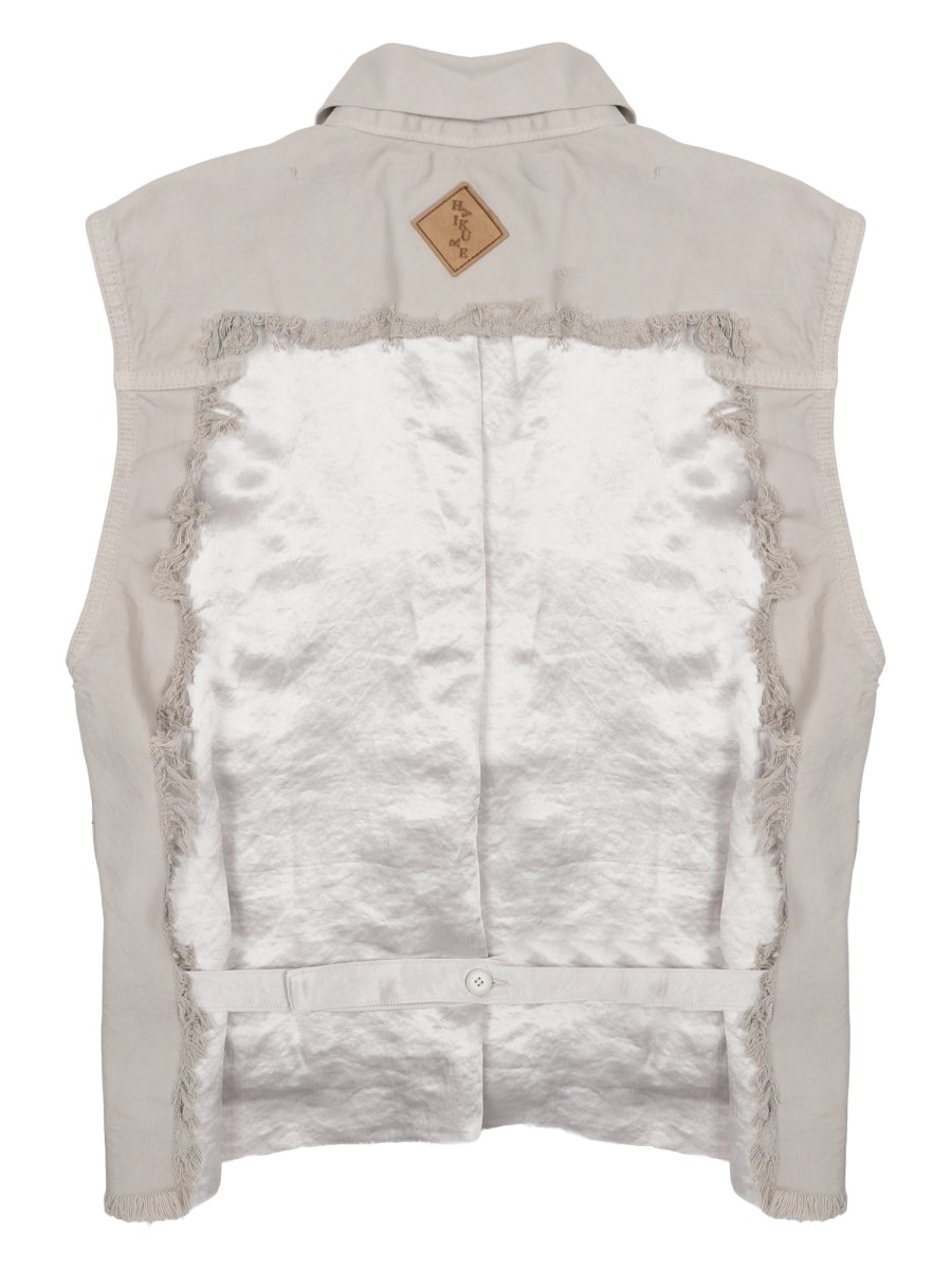 GILET RYDER CON INSERTO IN SATIN