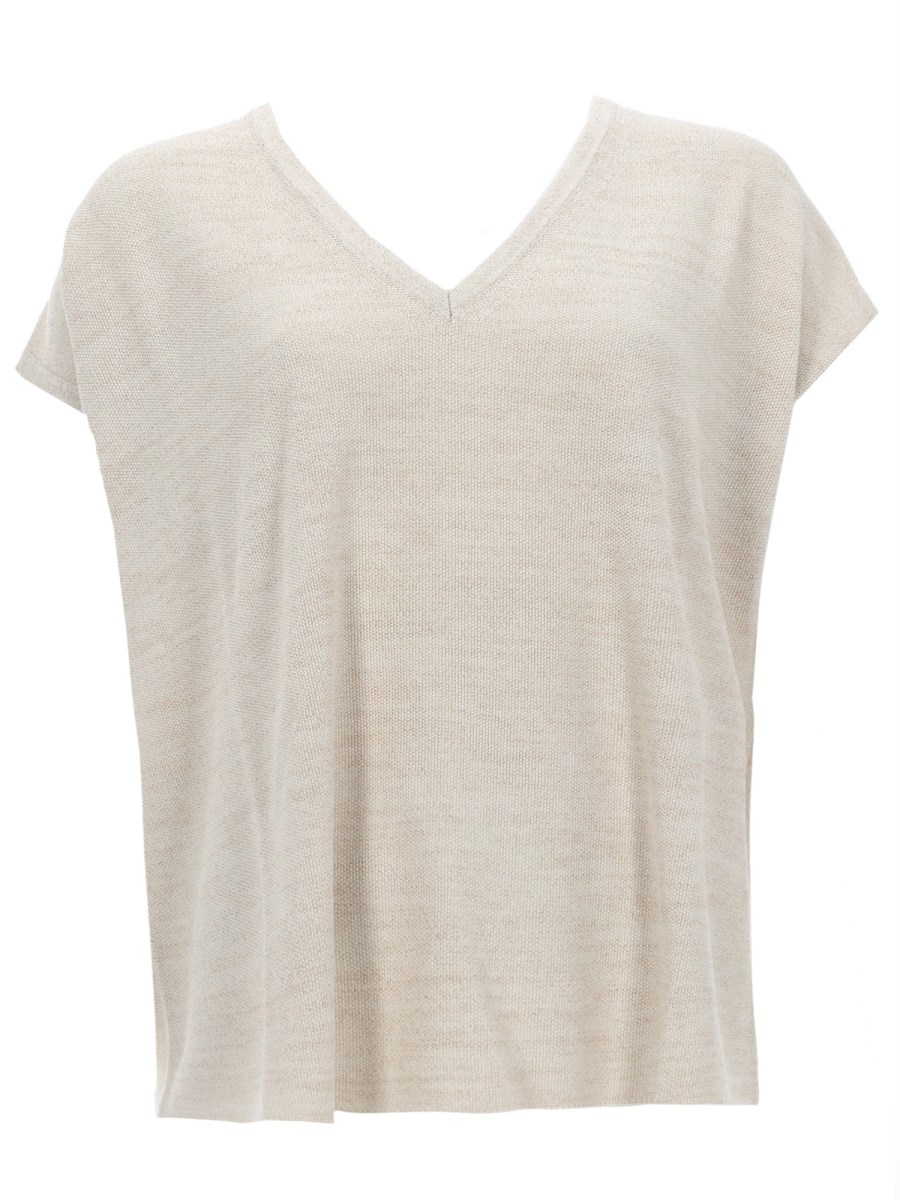 TOP CON SCOLLO A V