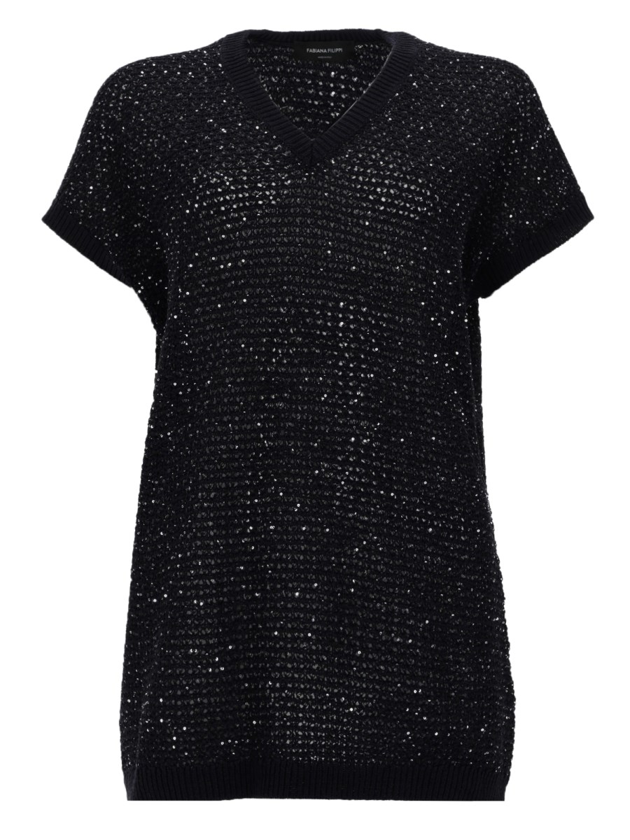 MAGLIA CON PAILLETTES