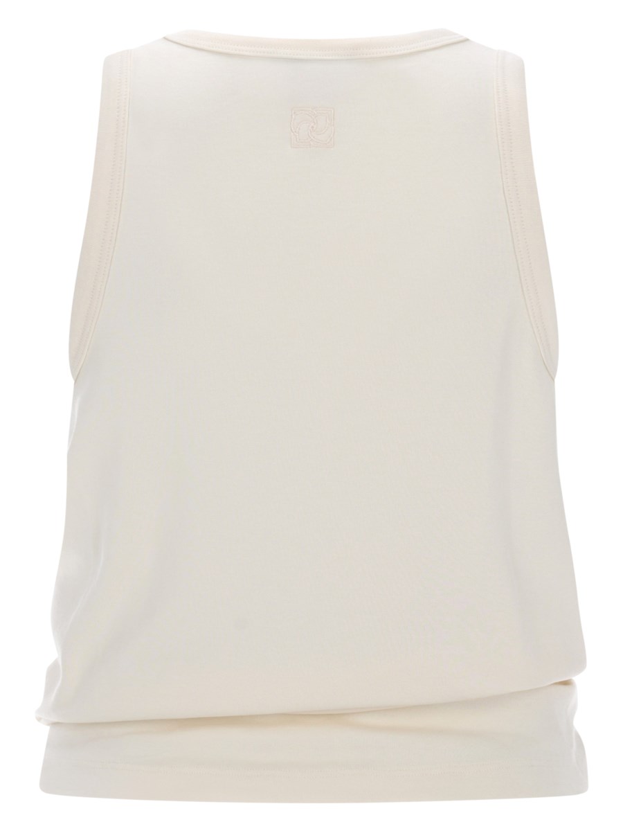 TOP CON DETTAGLIO FLOREALE