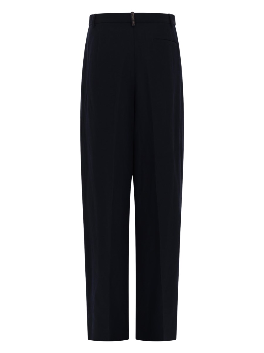 PANTALONE SARTORIALE IN MISTO LINO