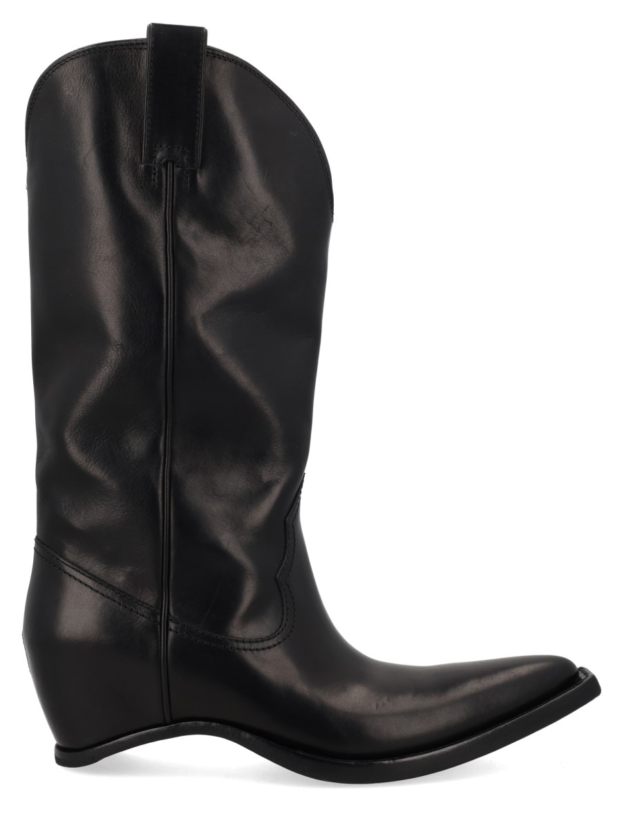 STIVALE WESTERN HEEL-LESS