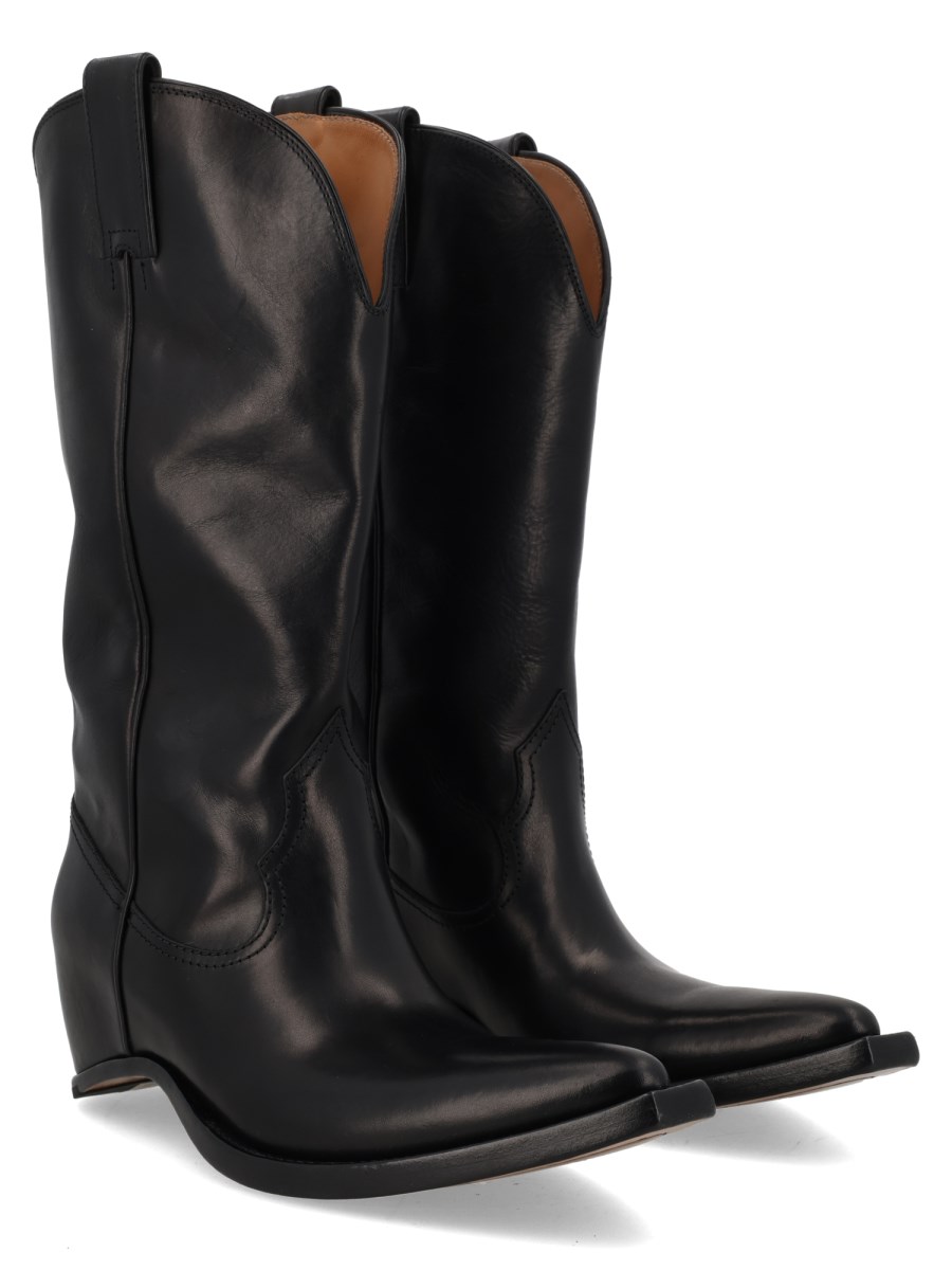 STIVALE WESTERN HEEL-LESS