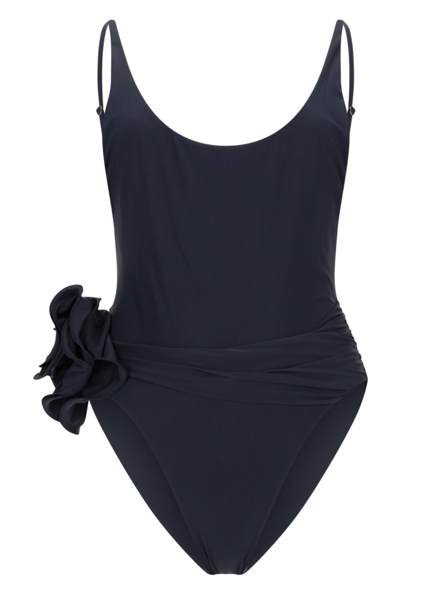 COSTUME DA BAGNO INTERO CON FIORE