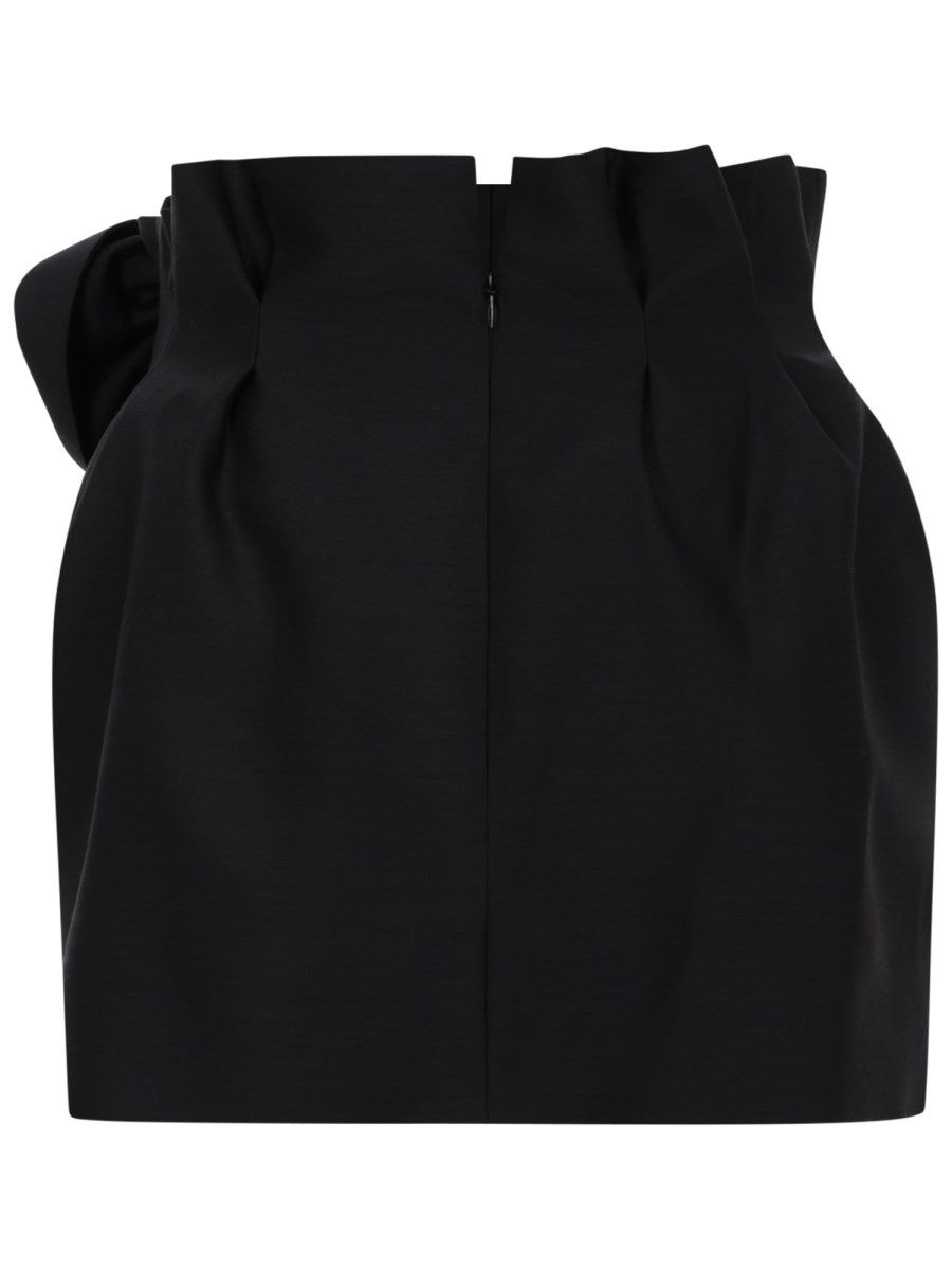 MINIGONNA CON DETTAGLIO FLOREALE