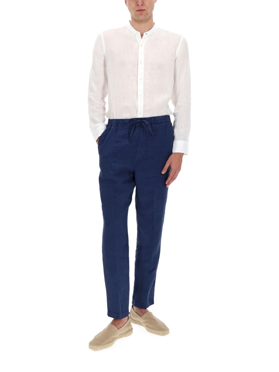 PANTALONE IN LINO CON COULISSE