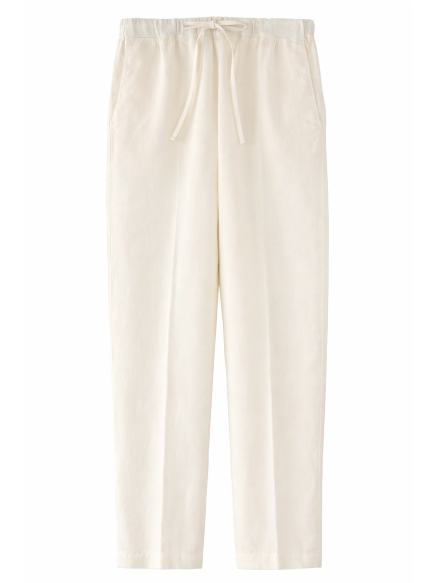 PANTALONE IN LINO CON COULISSE