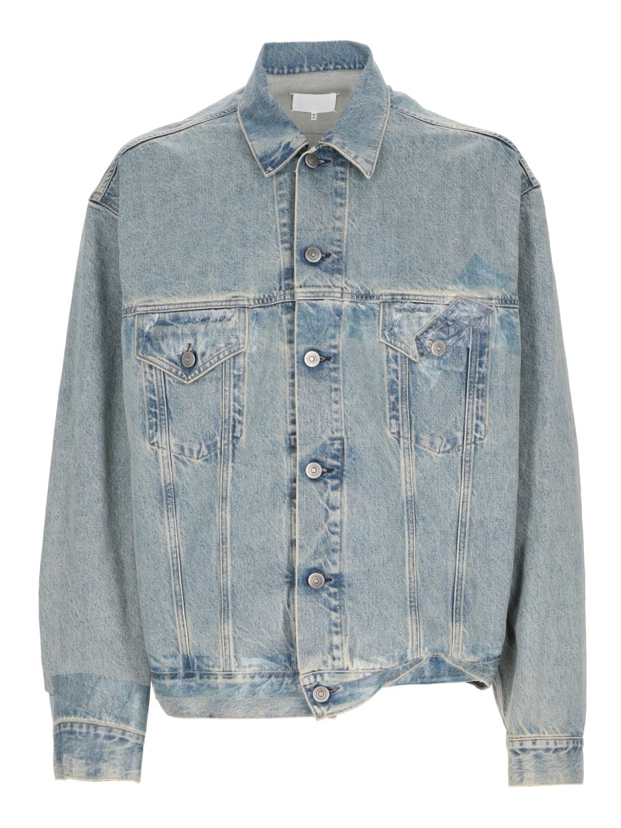 GIACCA IN DENIM TAPED