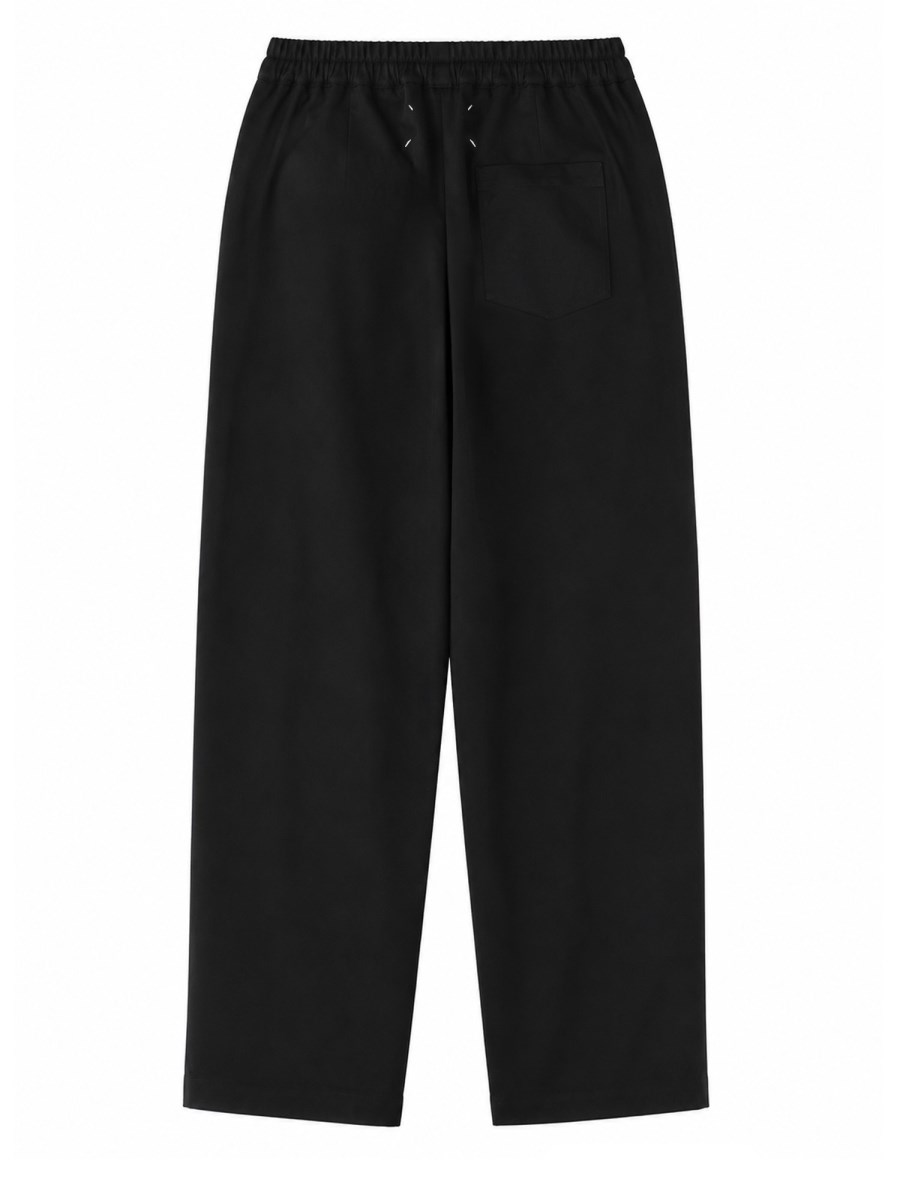 PANTALONE IN COTONE A CAVALLO BASSO