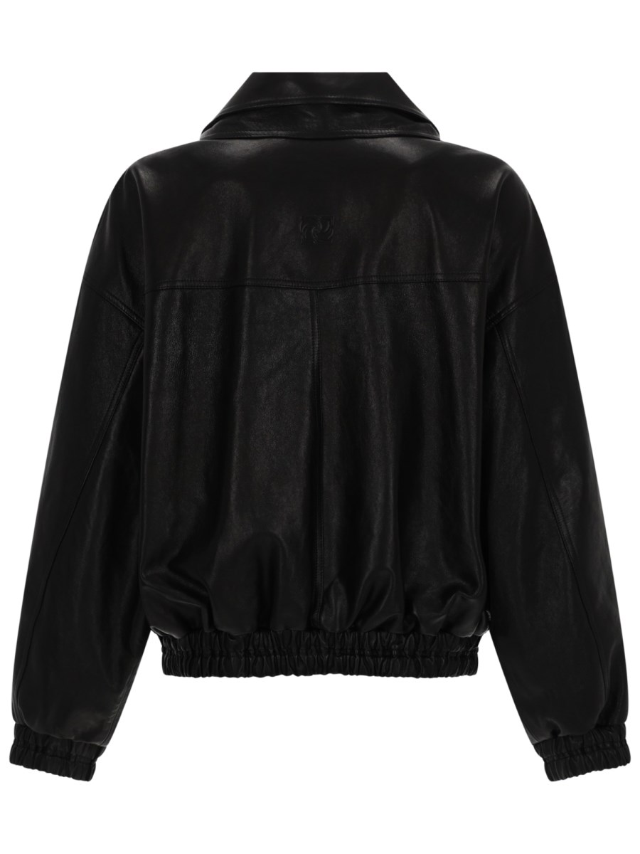 GIACCA BOMBER IN PELLE