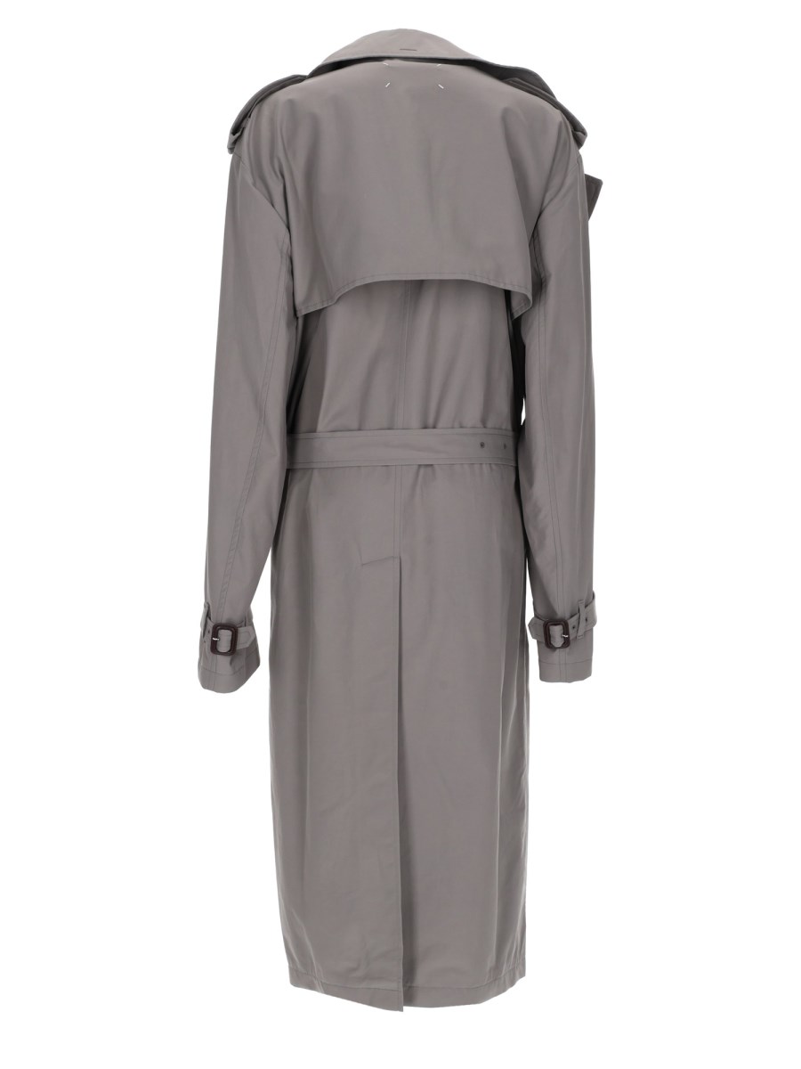 TRENCH CON COLLETTO RIPIEGATO