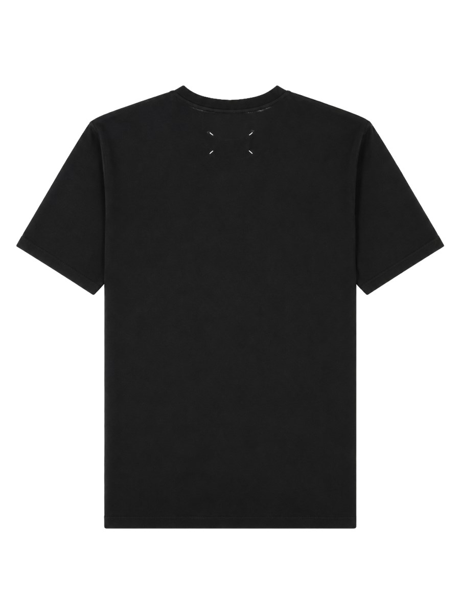 T-SHIRT IN JERSEY DI COTONE TAPED