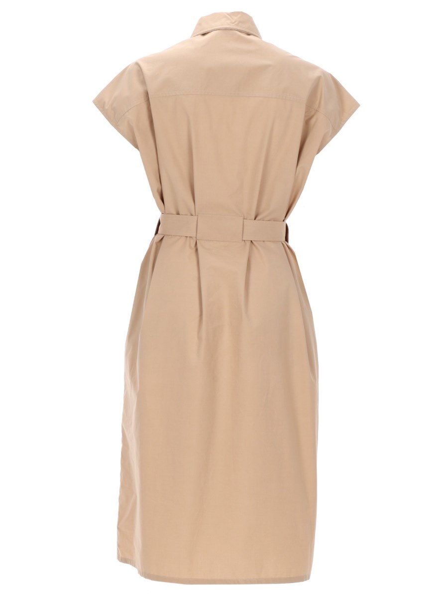 ABITO SMANICATO CON CINTURA