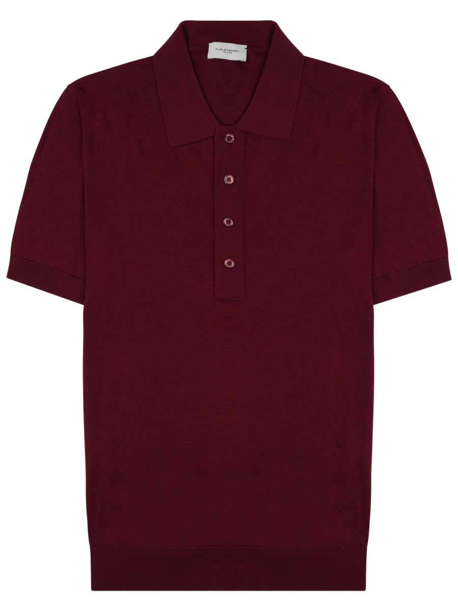POLO IN SETA MISTO COTONE