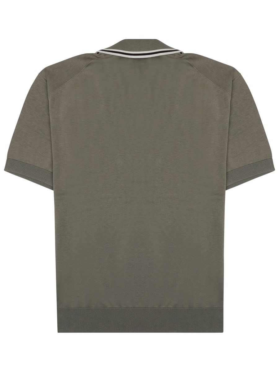 POLO IN SETA MISTO COTONE