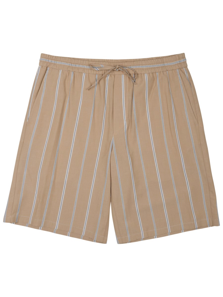 BERMUDA CON CINTURA ELASTICA IN COTONE 