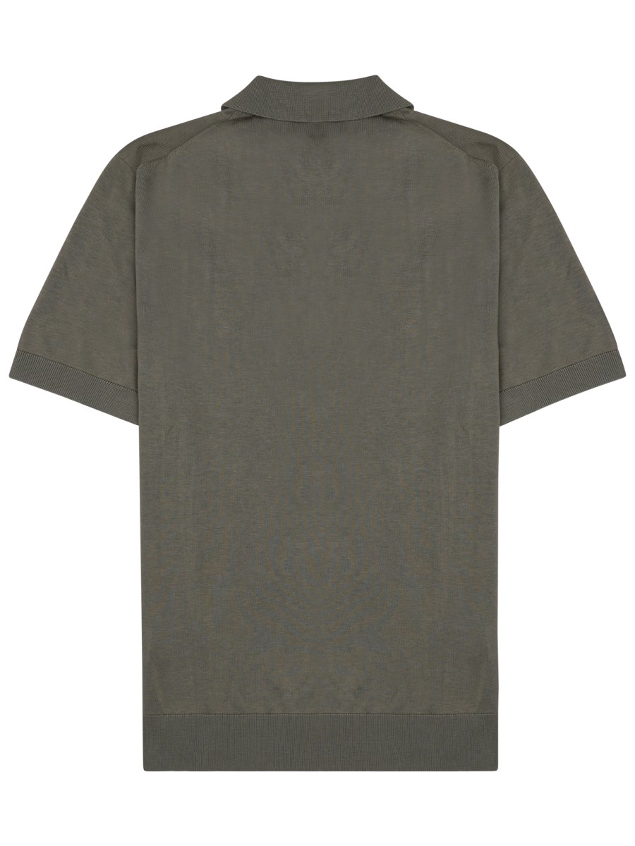 POLO IN SETA MISTO COTONE