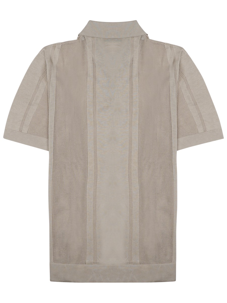 CAMICIA IN MAGLIA DI SETA E COTONE