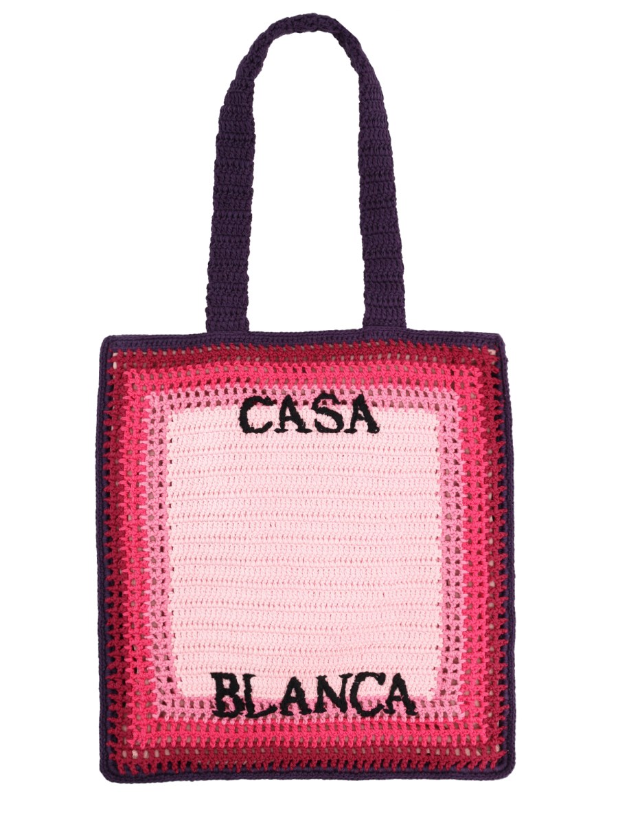 BORSA TOTE CON LOGO