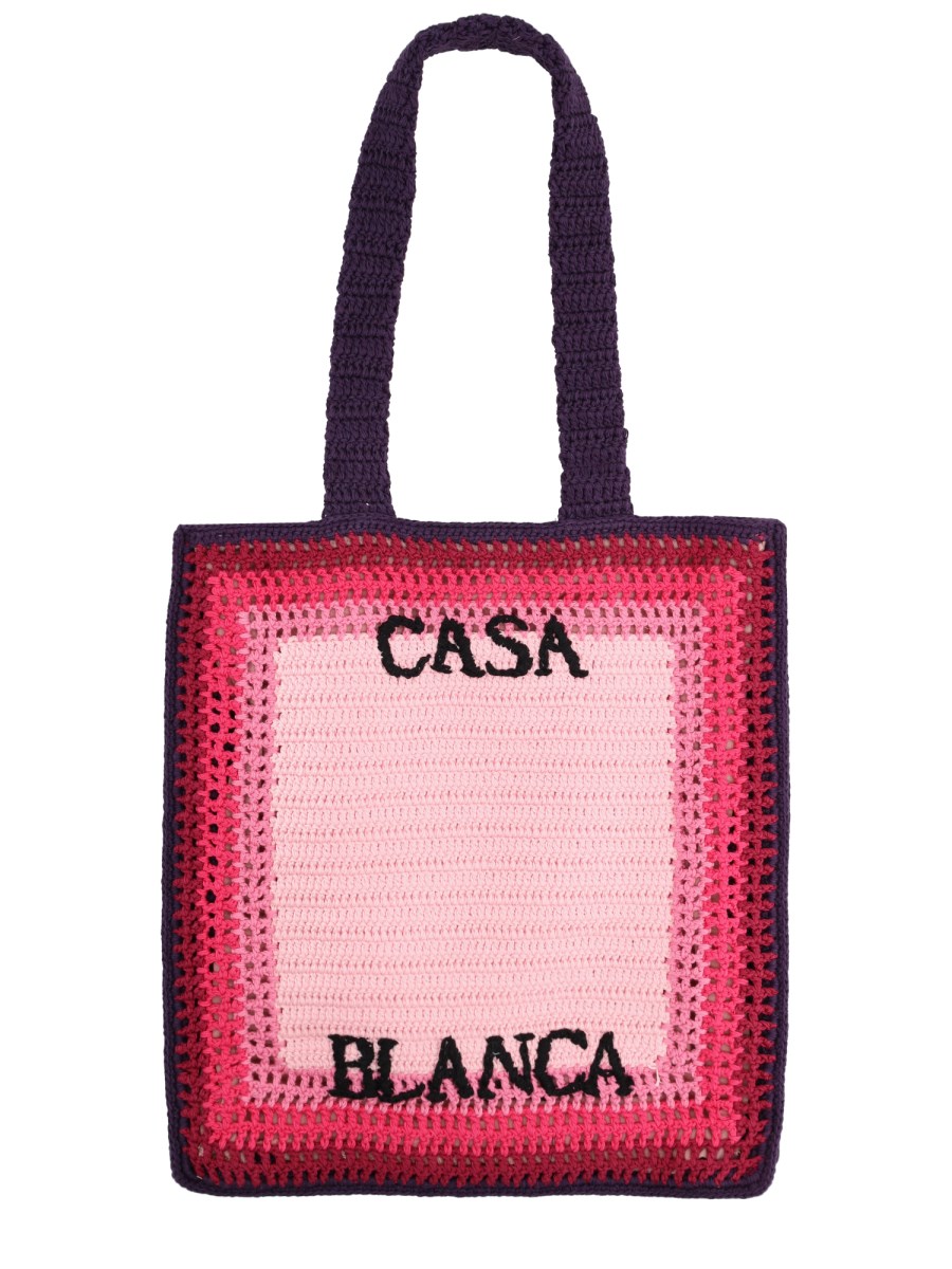 BORSA TOTE CON LOGO