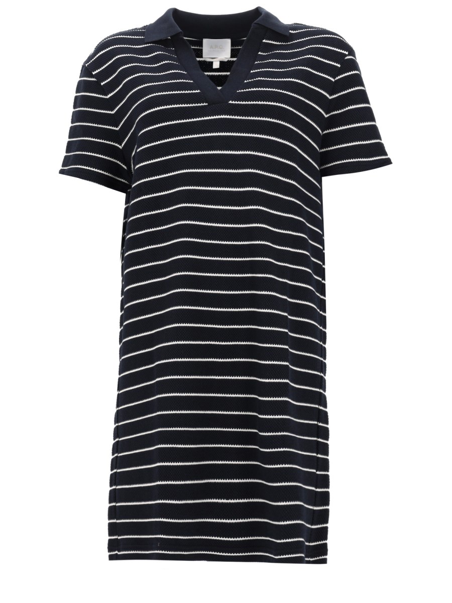 ABITO POLO A RIGHE