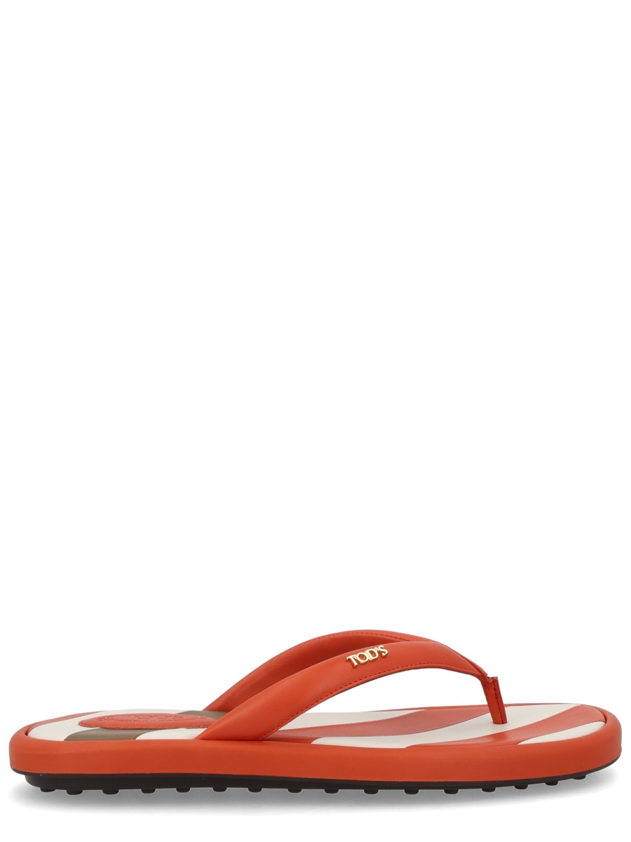 SANDALO INFRADITO CON LOGO