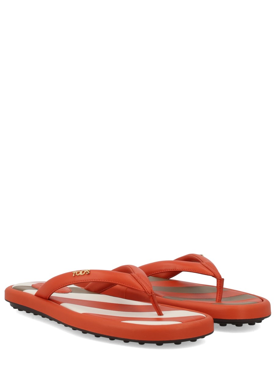 SANDALO INFRADITO CON LOGO