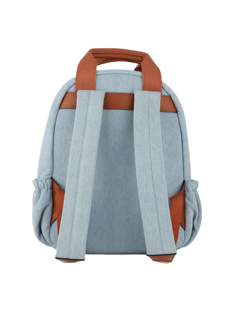 ZAINO DENIM CON LOGO