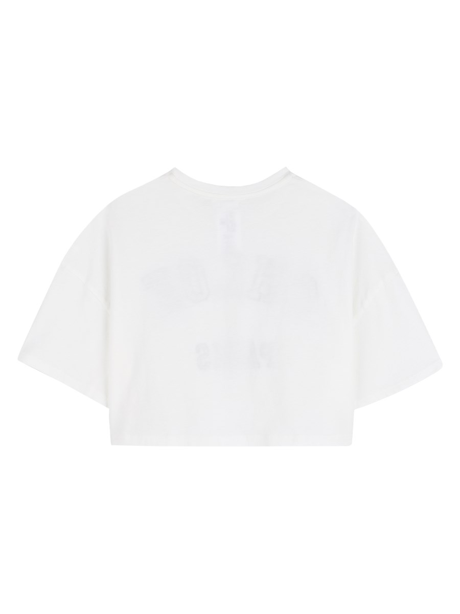 T-SHIRT CROP CON LOGO 