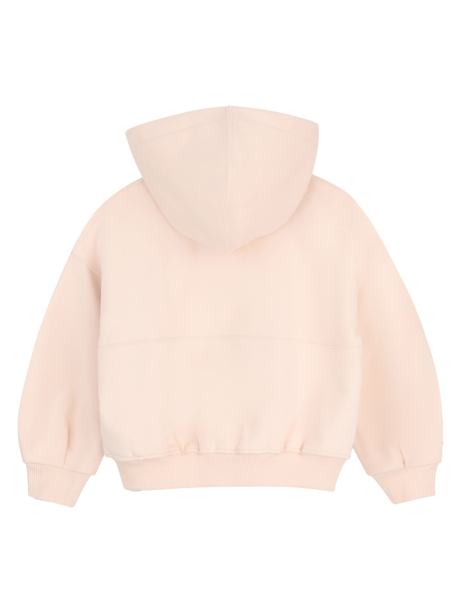 FELPA OVERSIZE CON CAPPUCCIO