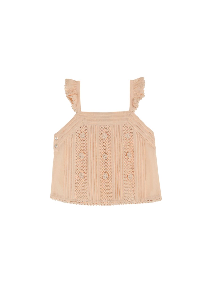 TOP CON DETTAGLI CROCHET 