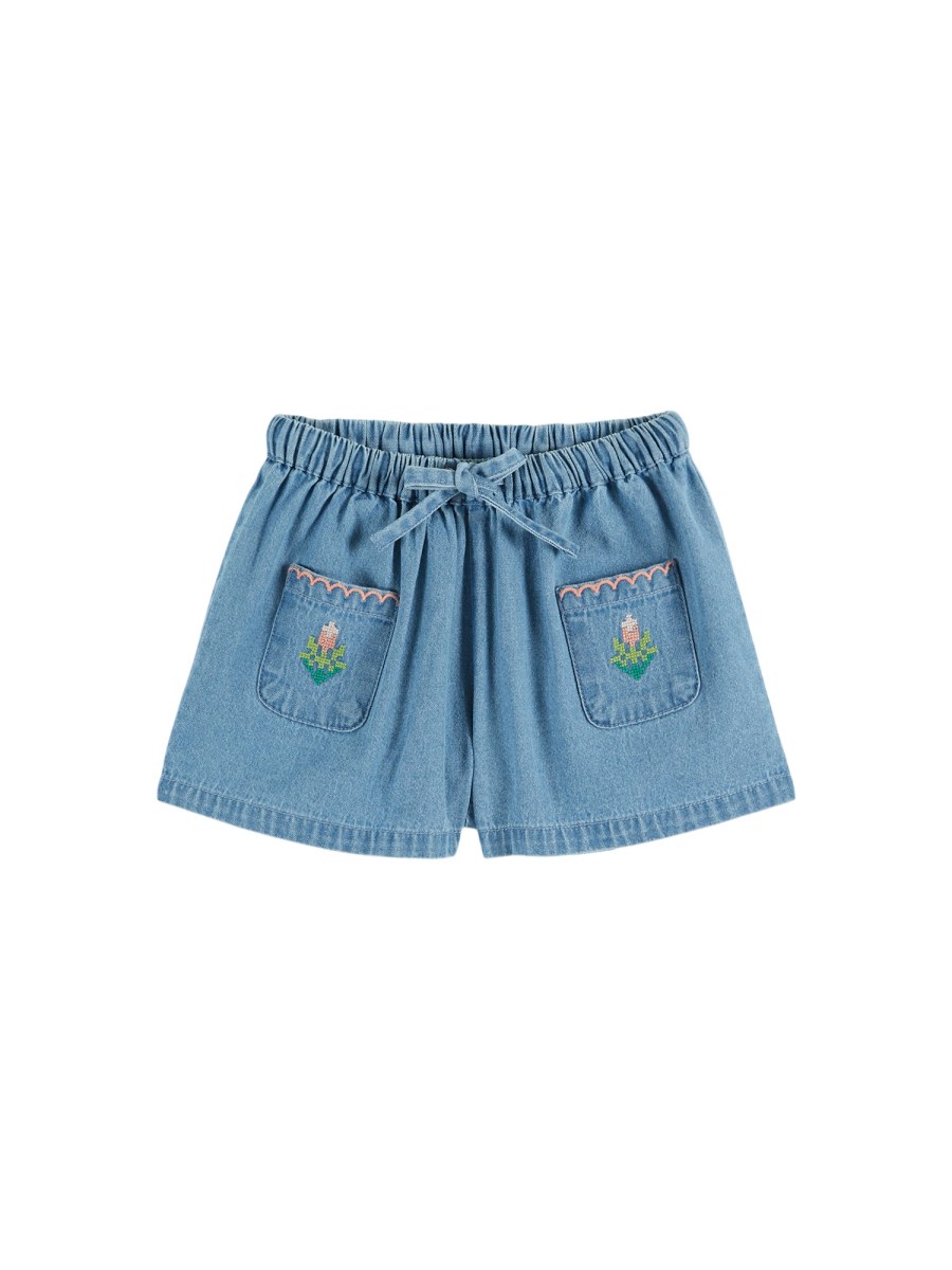 BERMUDA DENIM BRODE ROSE 