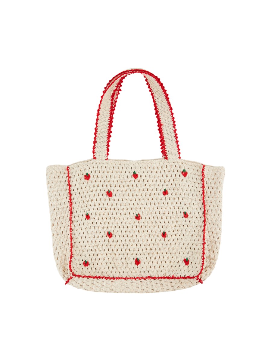 TOTE BAG CROCHET FLEURS