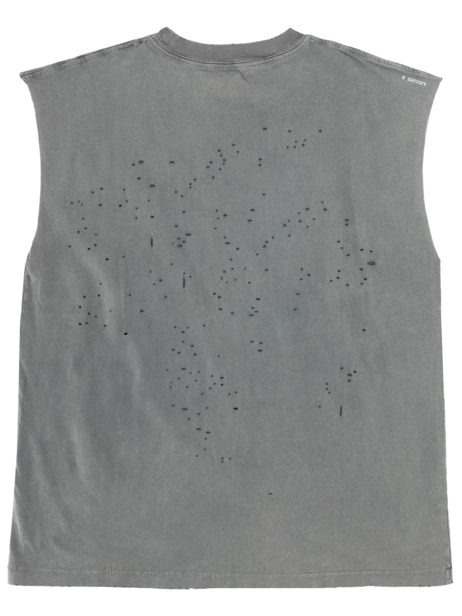 CANOTTA SMANICATA CON LOGO