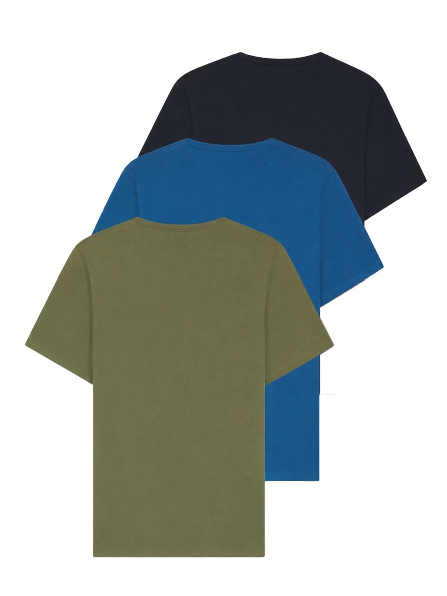 SET DA TRE T-SHIRT INTIME IN COTONE