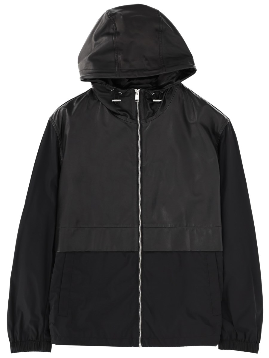 GIACCA IN MISTO PELLE