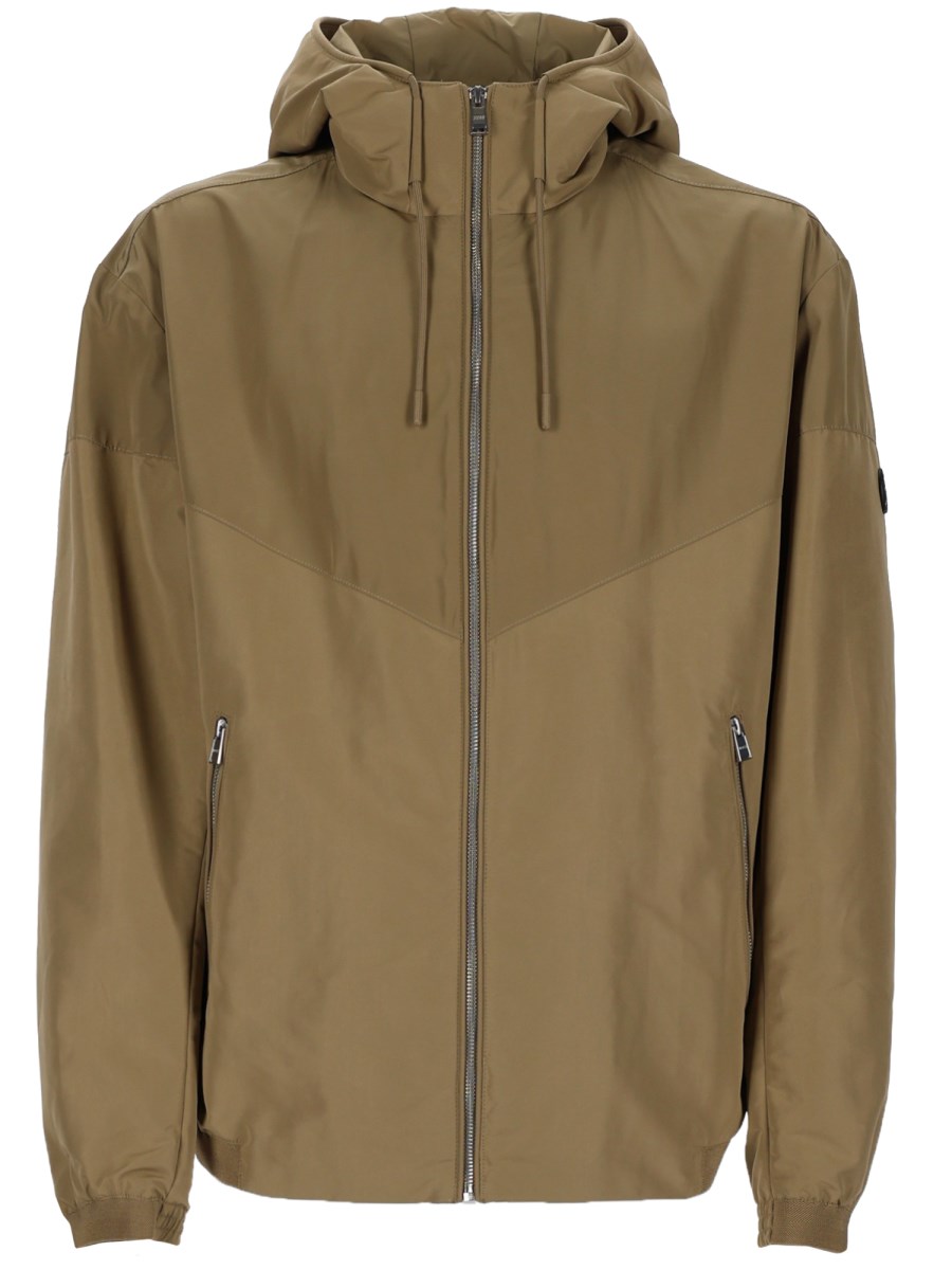 GIACCA CON CAPPUCCIO E ZIP