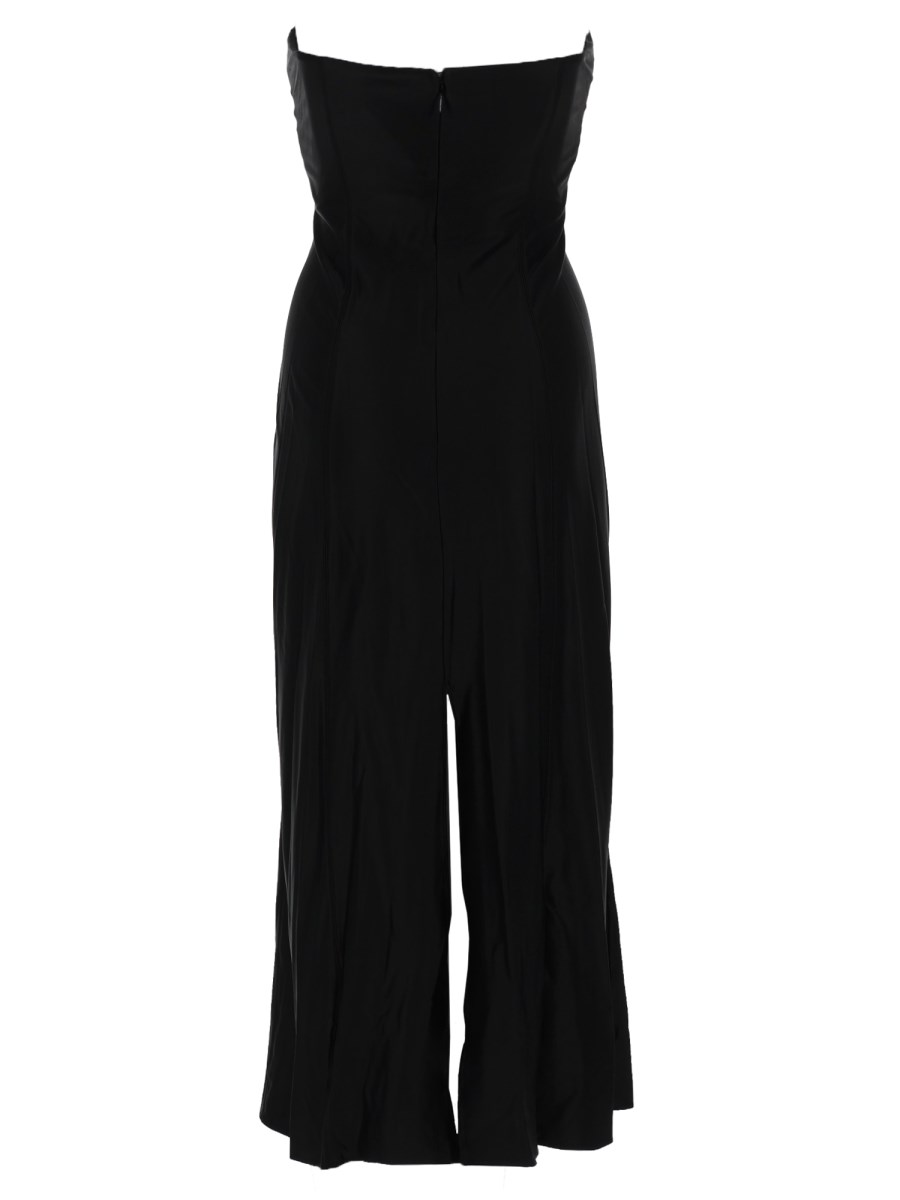 ABITO MIDI CON BUSTIER STRUTTURATO A FORMA DI CUORE