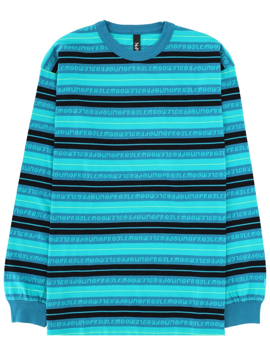 T-SHIRT A RIGHE JACQUARD