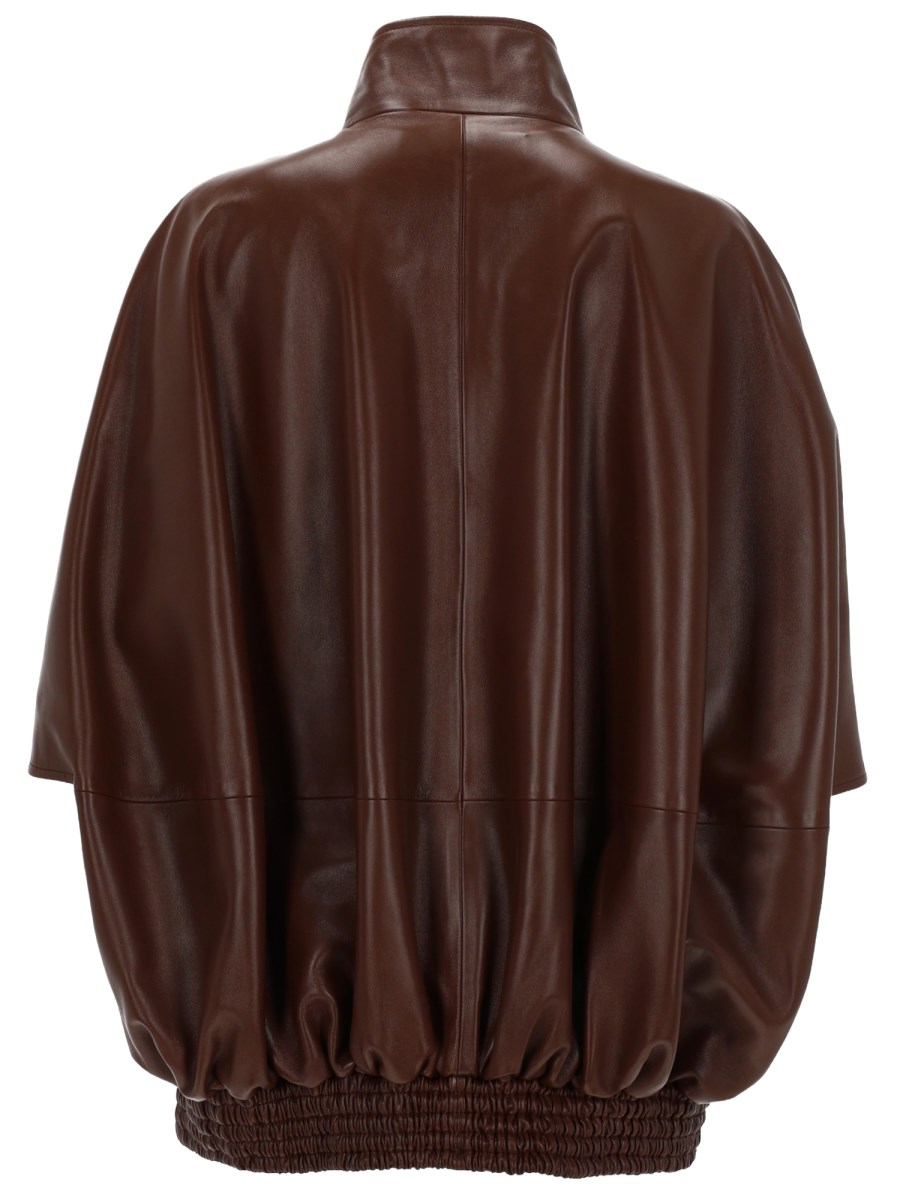 GIACCA IN PELLE CON ZIP