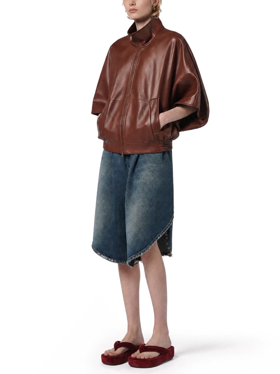 GIACCA IN PELLE CON ZIP