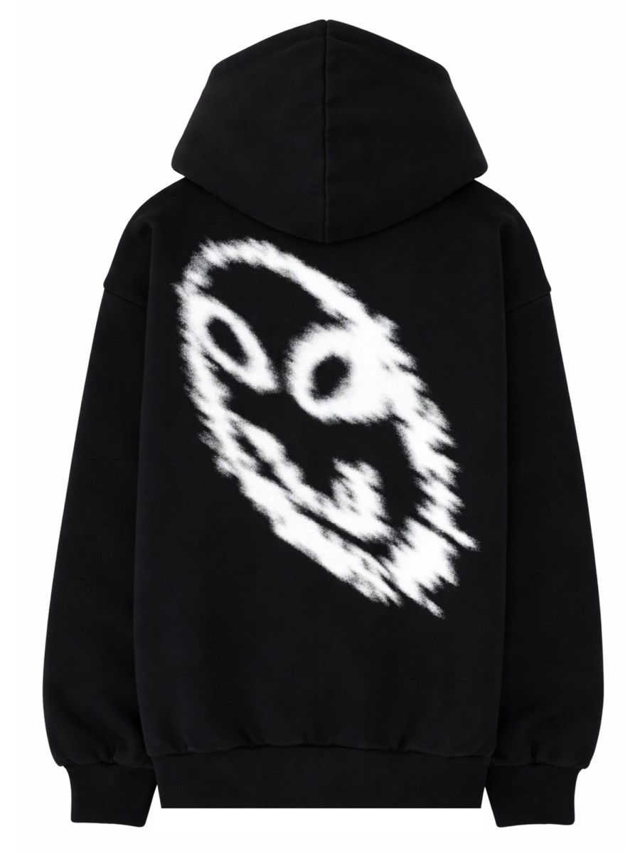 FELPA CON LOGO E STAMPA