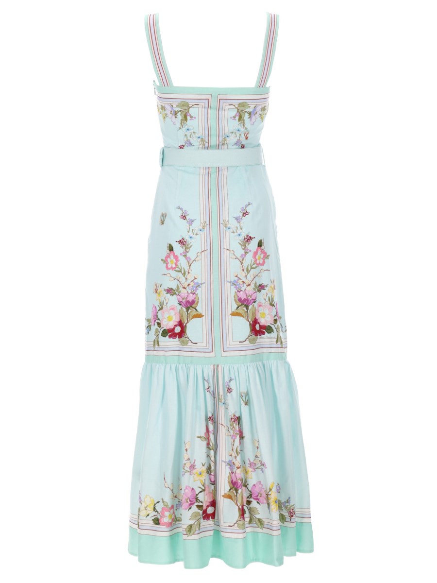 ABITO MIDI CON STAMPA FLOREALE