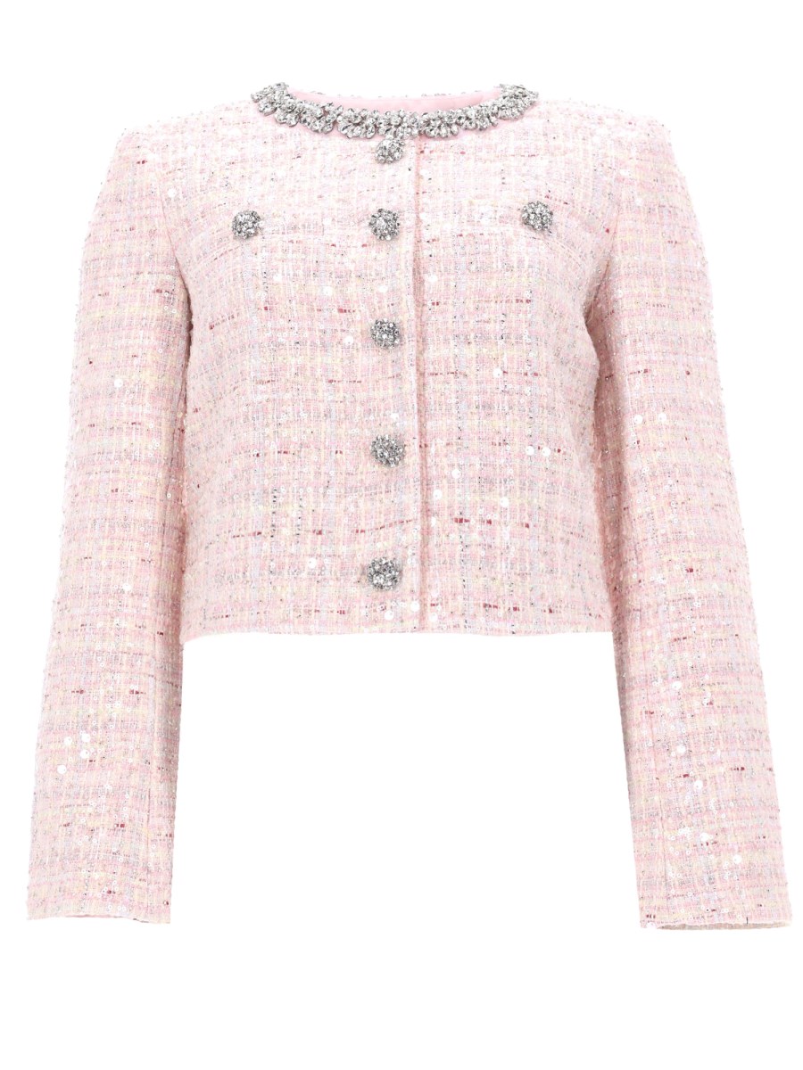 GIACCA BOUCLE CON PAILLETTES