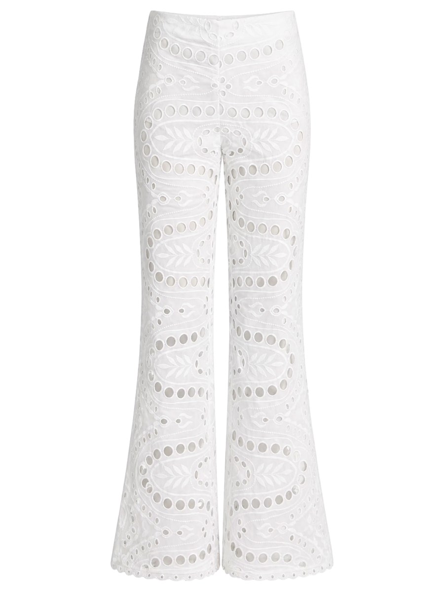 PANTALONE STERN CON MOTIVO TRAFORATO