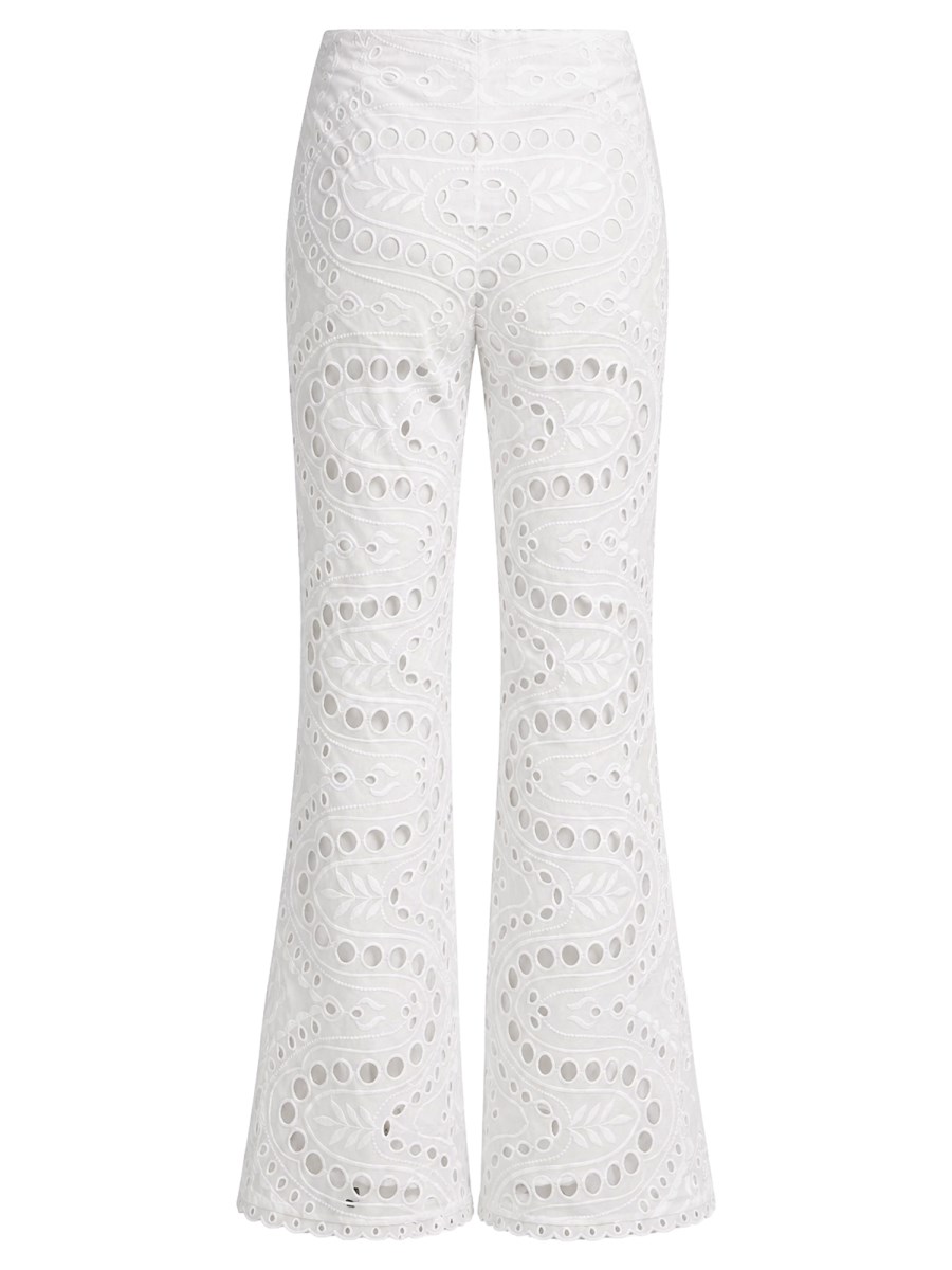 PANTALONE STERN CON MOTIVO TRAFORATO