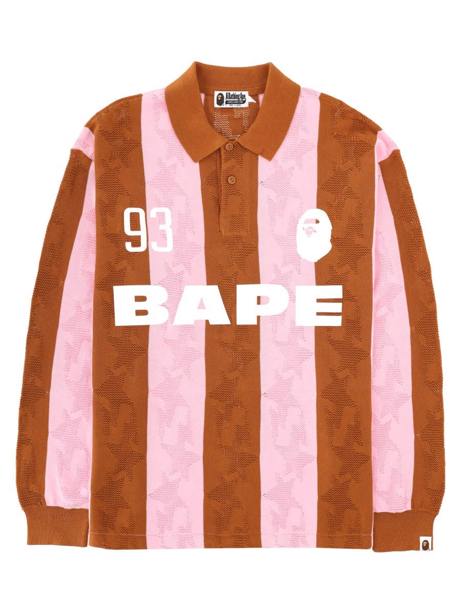 POLO IN COTONE JACQUARD 