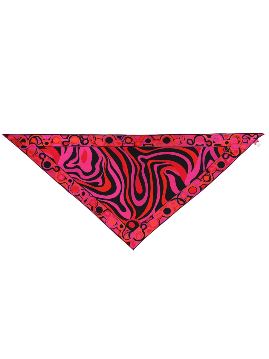 FOULARD A TRIANGOLO IN SETA 