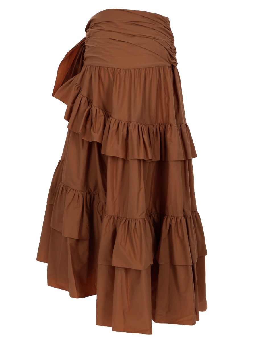 GONNA LUNGA CON VOLANT