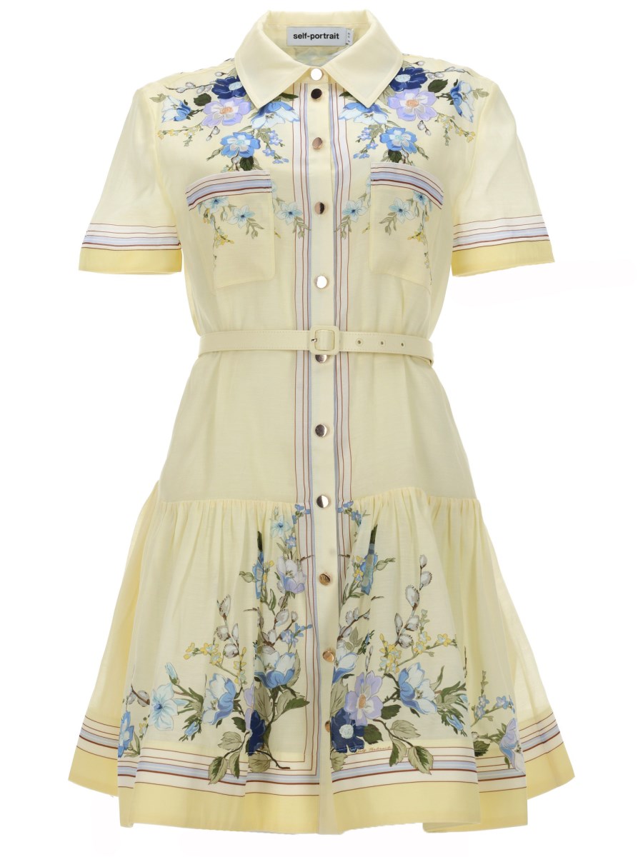 MINIABITO IN ORGANZA A FIORI